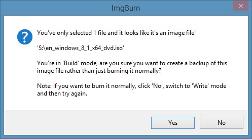 the selected disc image file isn t valid